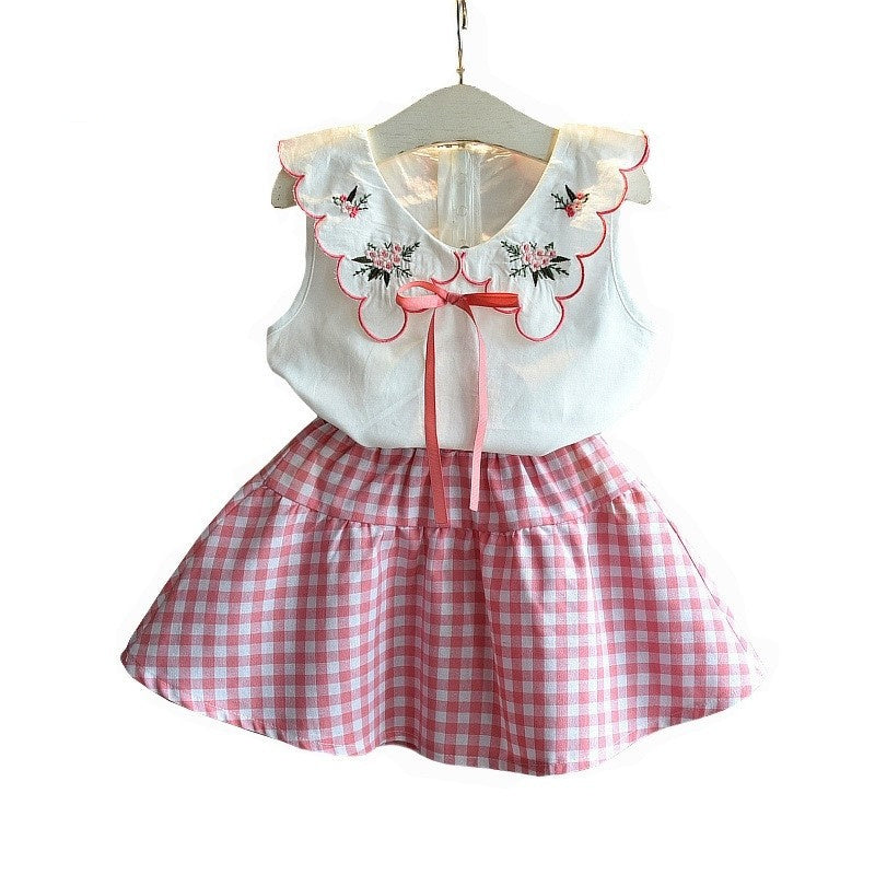 Girls Toddler Shirt & Skirt