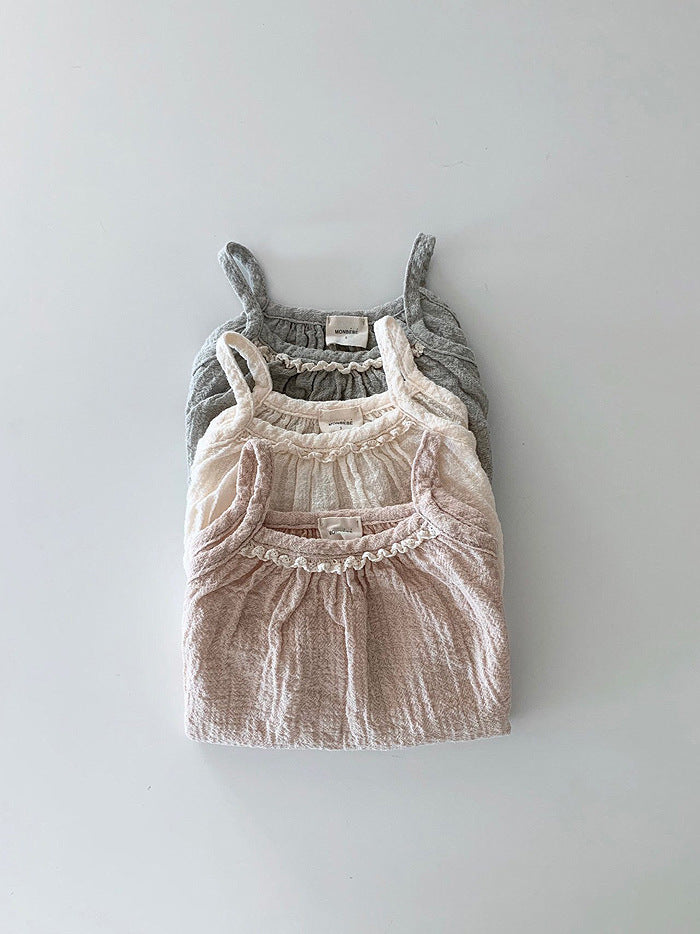 Girl Infant Cotton Shorts Suit