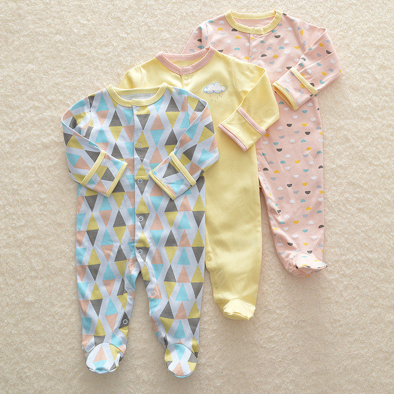 Girl Infant crawling onesies suit