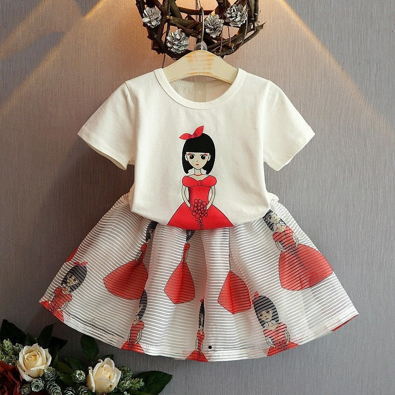 Girls Toddler Shirt & Skirt