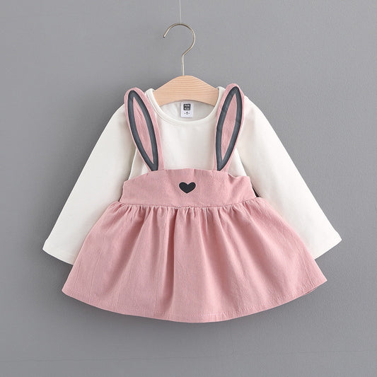 Girls cute rabbit dress