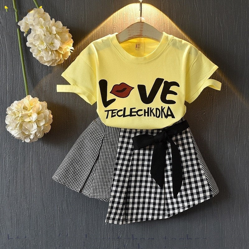 Girls Toddler Shirt & Skirt