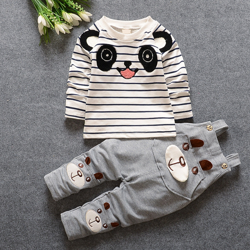 Toddler spring cute pant and shirt set