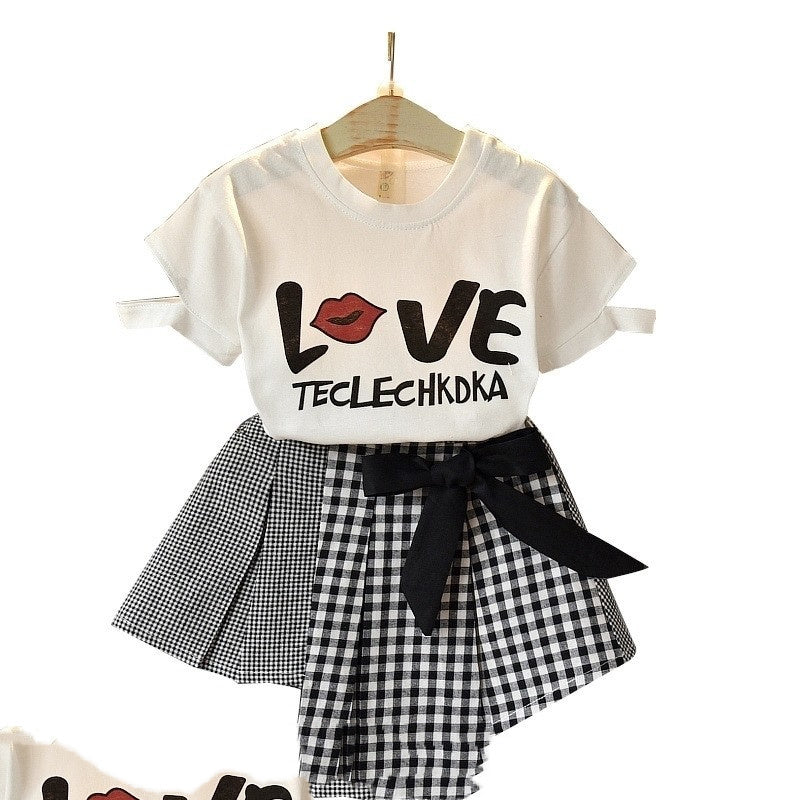 Girls Toddler Shirt & Skirt